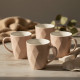 Porcelain Mug Set - 4 Pcs